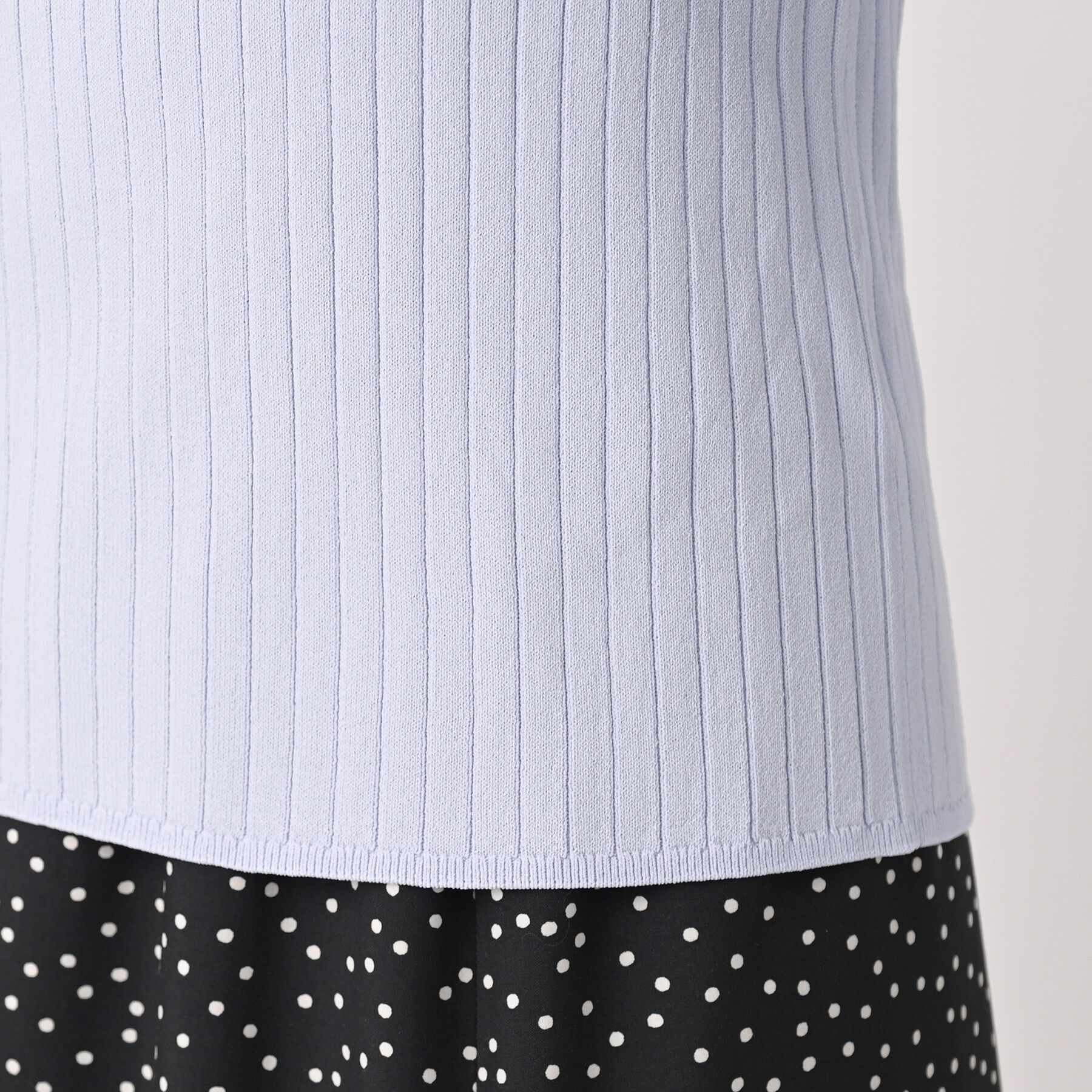 UNTITLED「ワイドリブニットプルオーバー」|ニット・セーター|