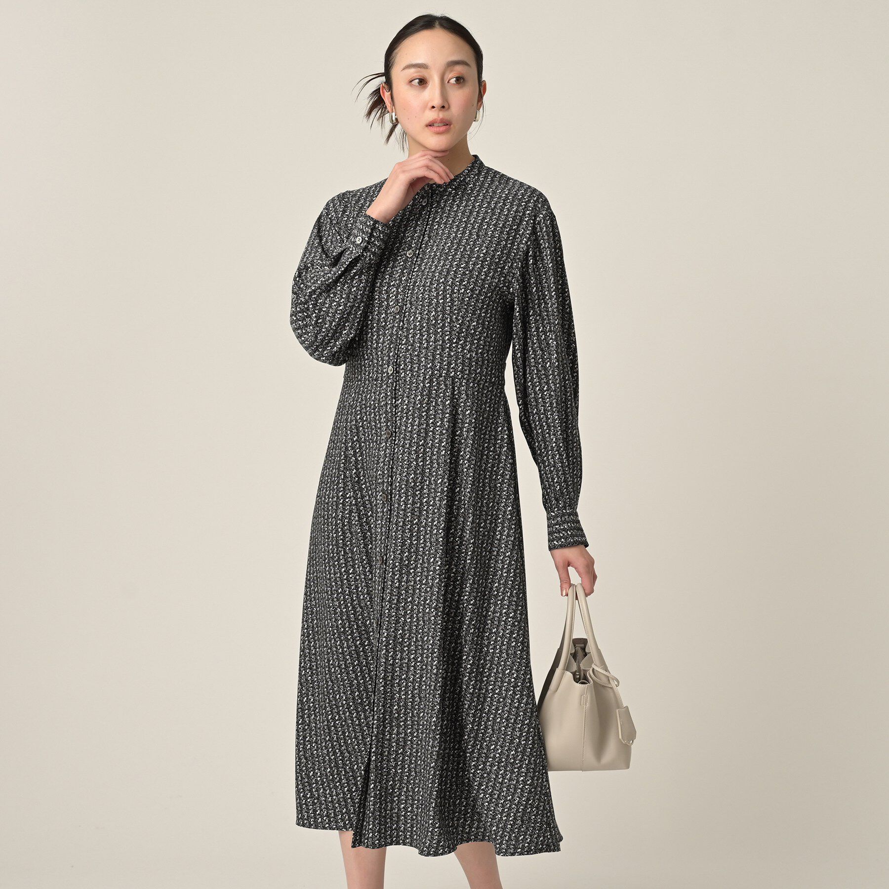 UNTITLED「クラシカルツイードワンピース」|ワンピース|