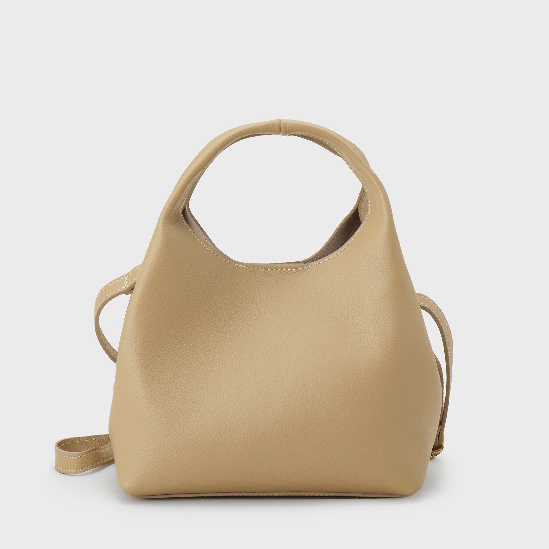 UNTITLED「【MROSE】2WAYモダンレザーバッグ」|ショルダー・メッセンジャー|ベージュ(052)