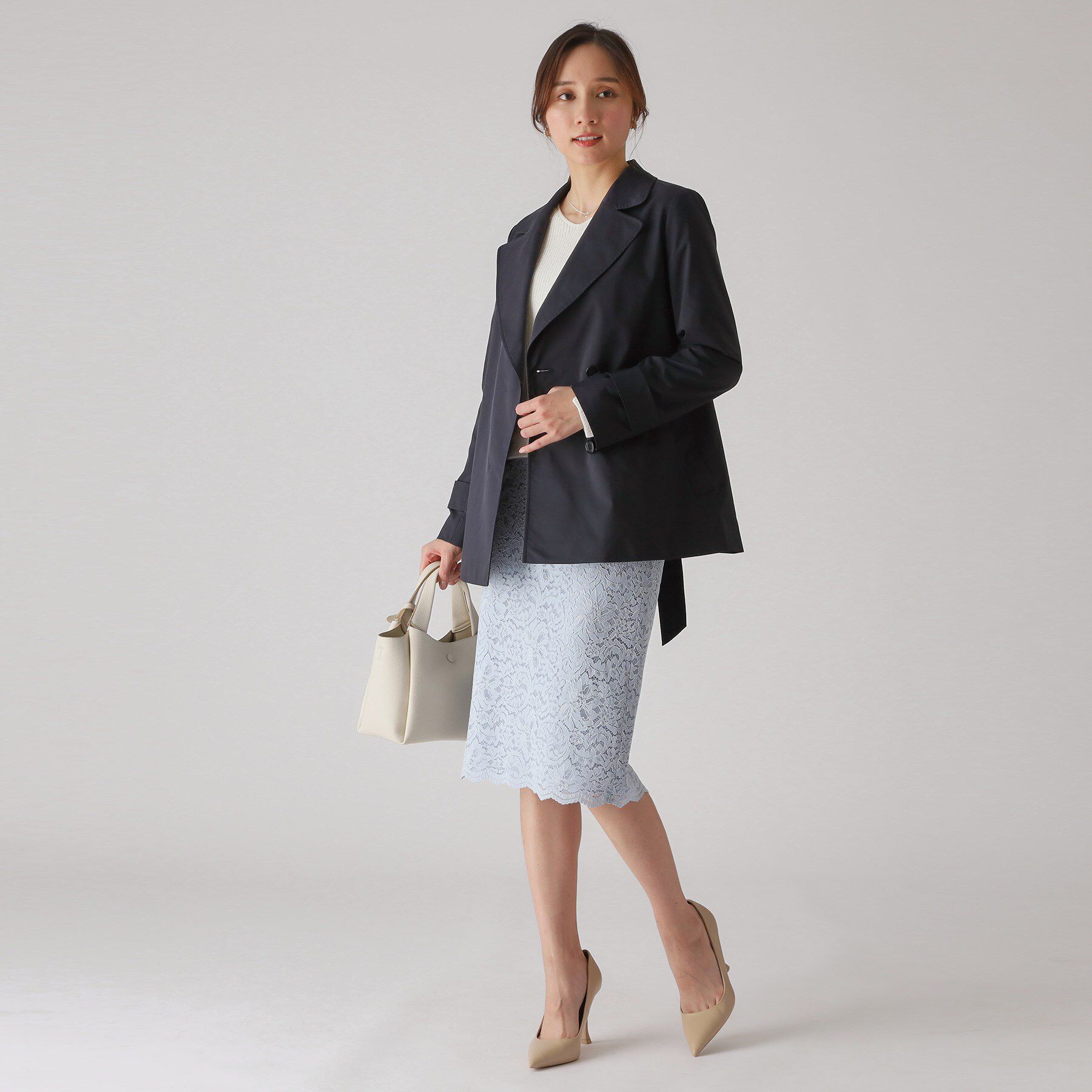 COUP DE CHANCE「【撥水加工】ミドル丈コート」|トレンチコート|