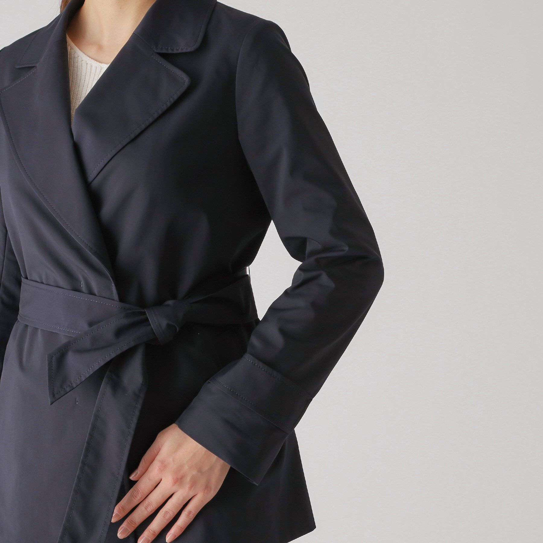 COUP DE CHANCE「【撥水加工】ミドル丈コート」|トレンチコート|