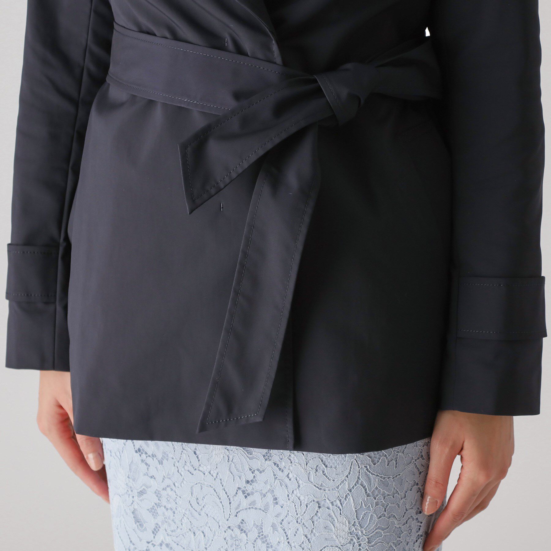 COUP DE CHANCE「【撥水加工】ミドル丈コート」|トレンチコート|