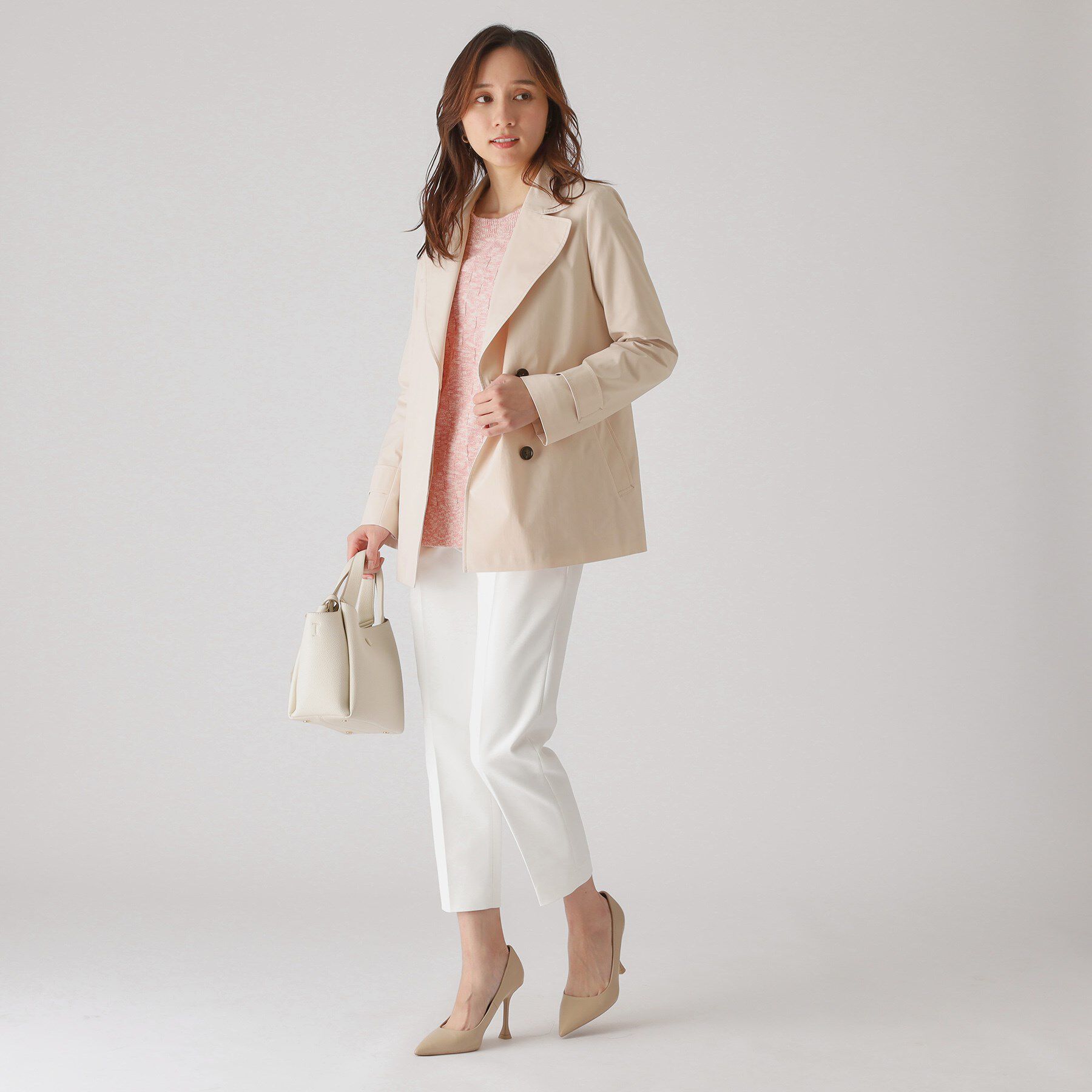 COUP DE CHANCE「【撥水加工】ミドル丈コート」|トレンチコート|