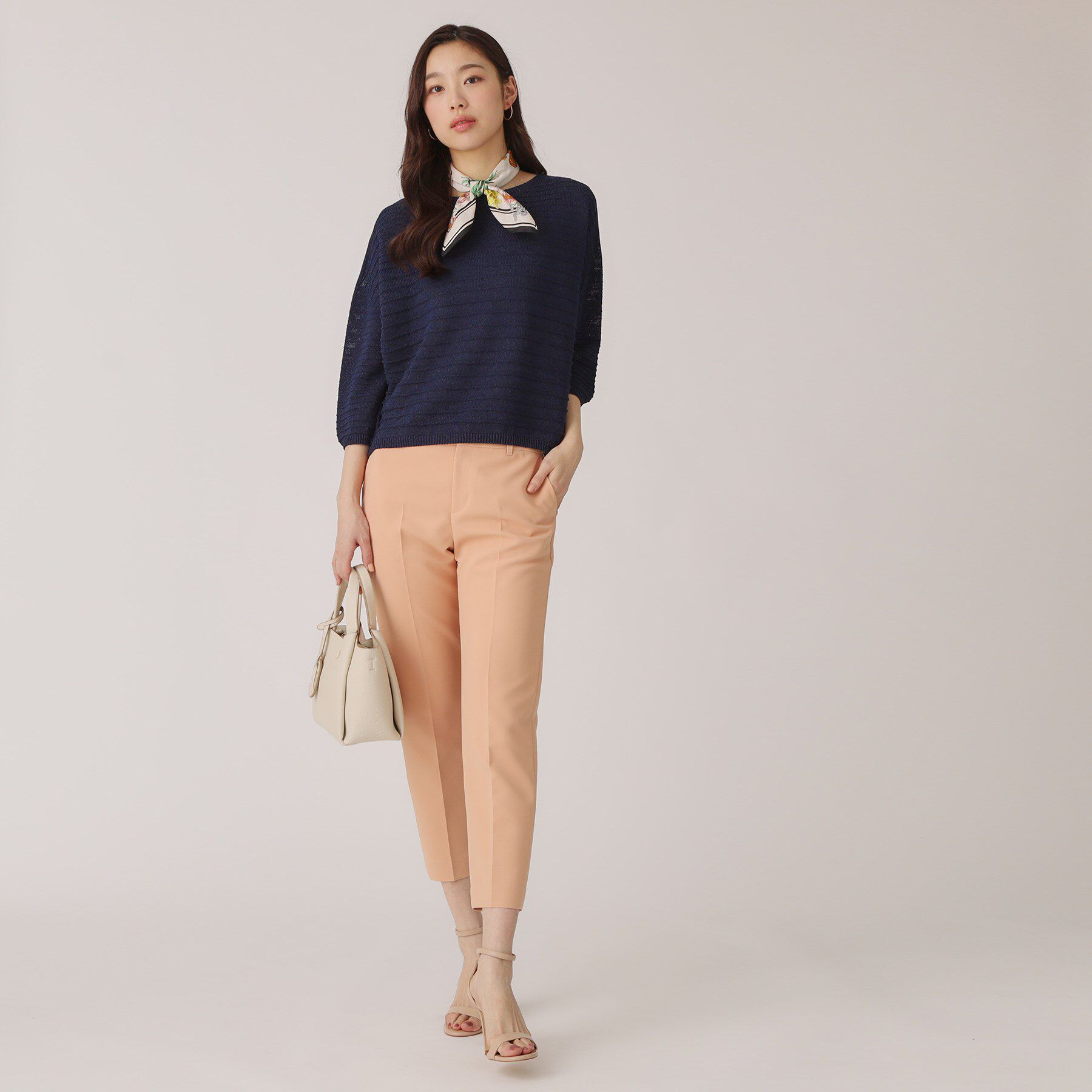 COUP DE CHANCE「【洗える／日本製】ざっくり編み柄ニットトップス」|ニット・セーター|