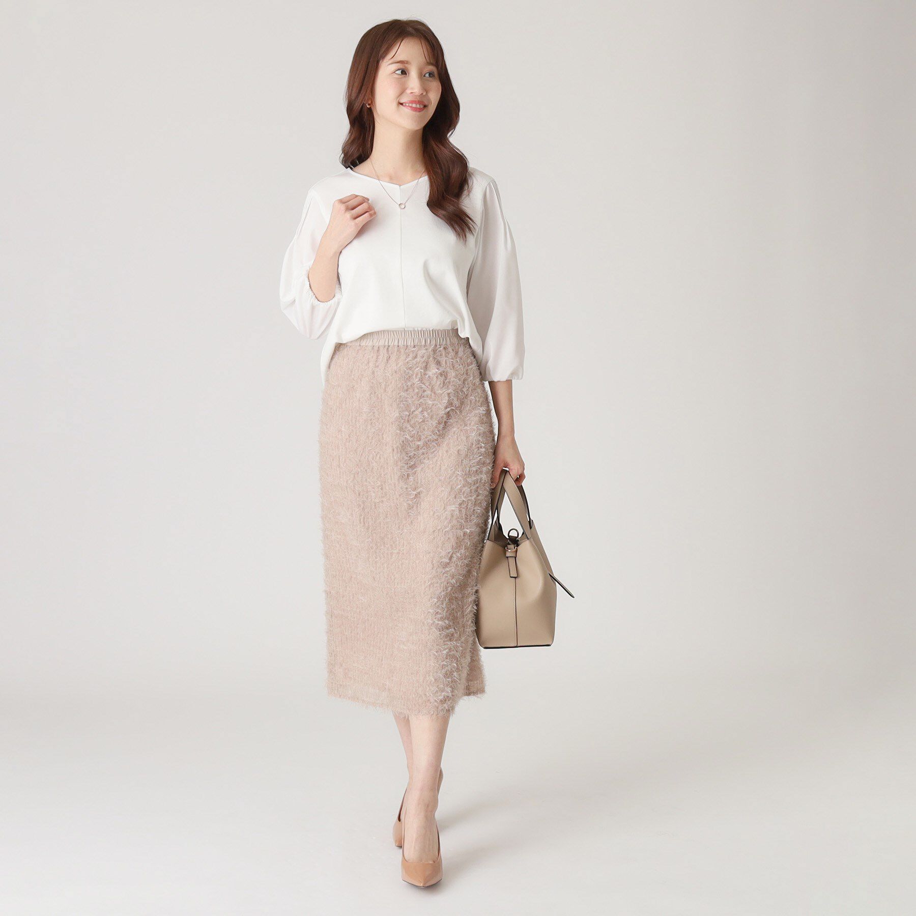 COUP DE CHANCE「【洗える／日本製／袖の異素材使い】ジャージプルオーバー」|Tシャツ・カットソー|