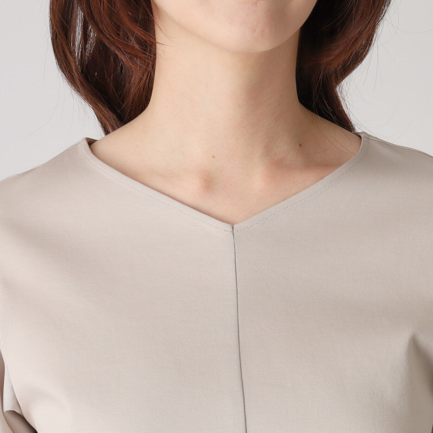 COUP DE CHANCE「【洗える／日本製／袖の異素材使い】ジャージプルオーバー」|Tシャツ・カットソー|