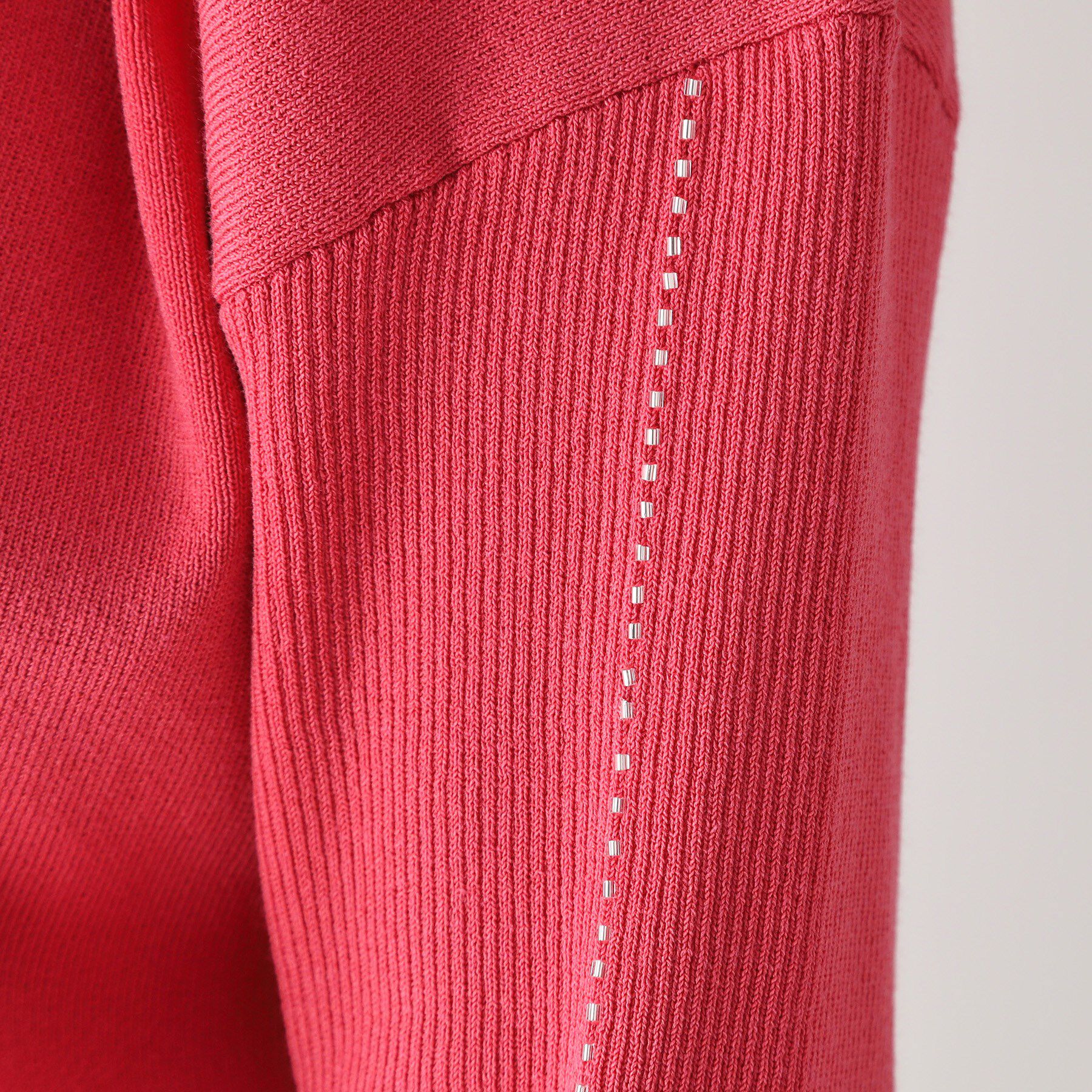 COUP DE CHANCE「【洗える】ビーズ刺しゅうニットトップス」|ニット・セーター|