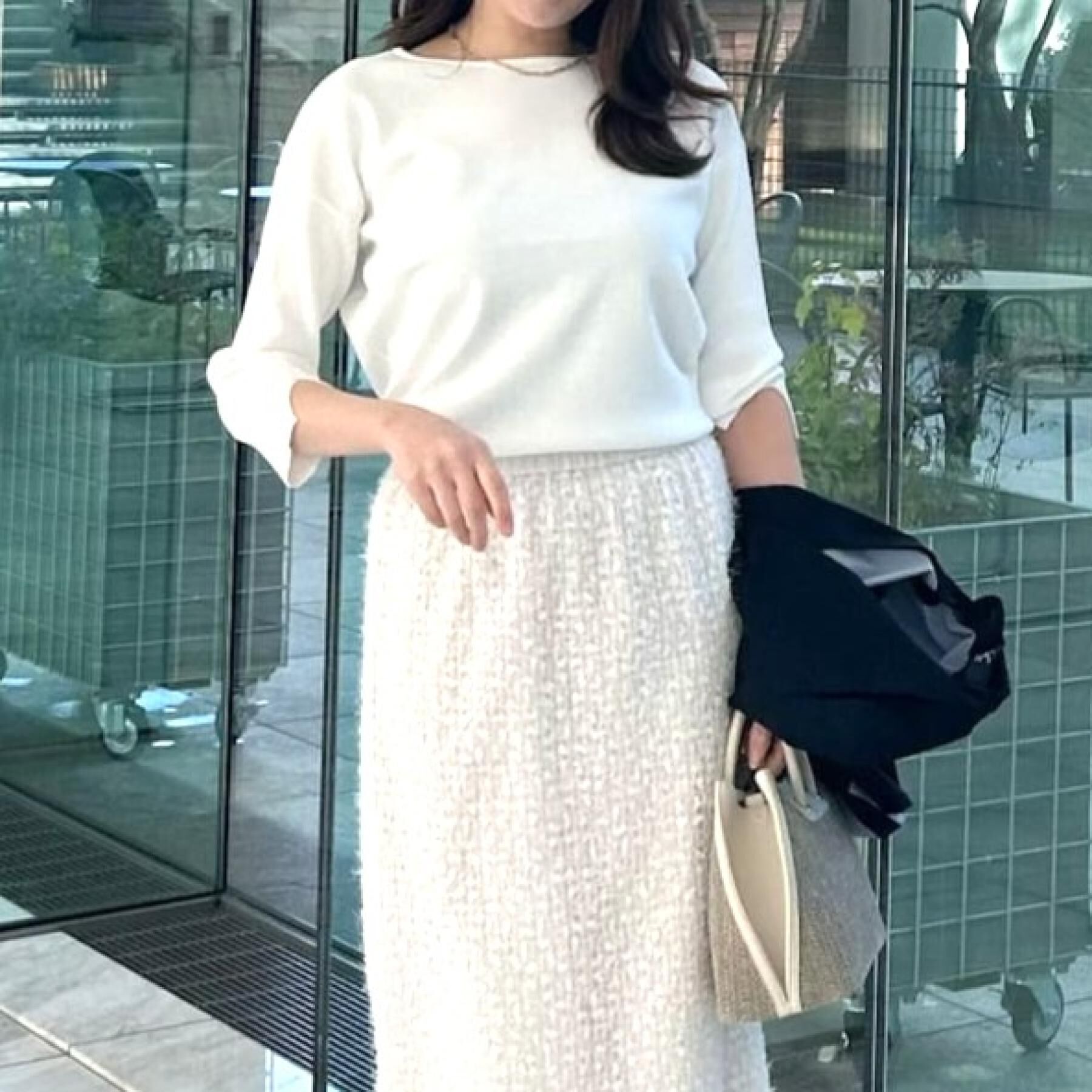 COUP DE CHANCE「【洗える】ビーズ刺しゅうニットトップス」|ニット・セーター|