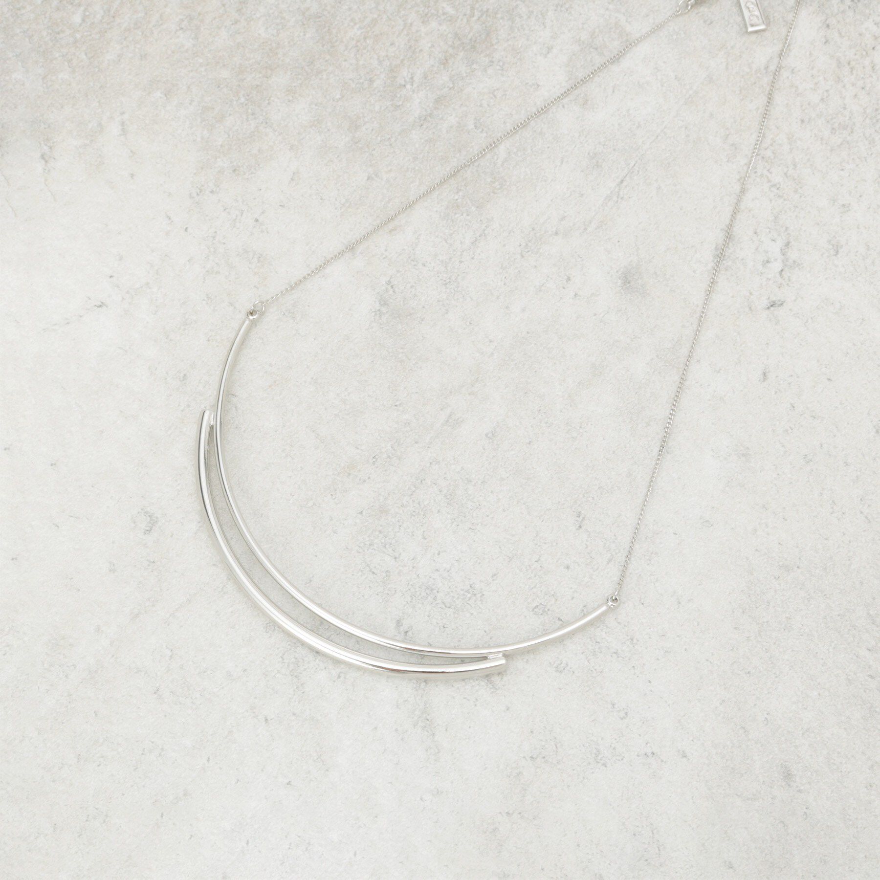 COUP DE CHANCE「Wバーショートスライド／長さ調整可能」|ネックレス|