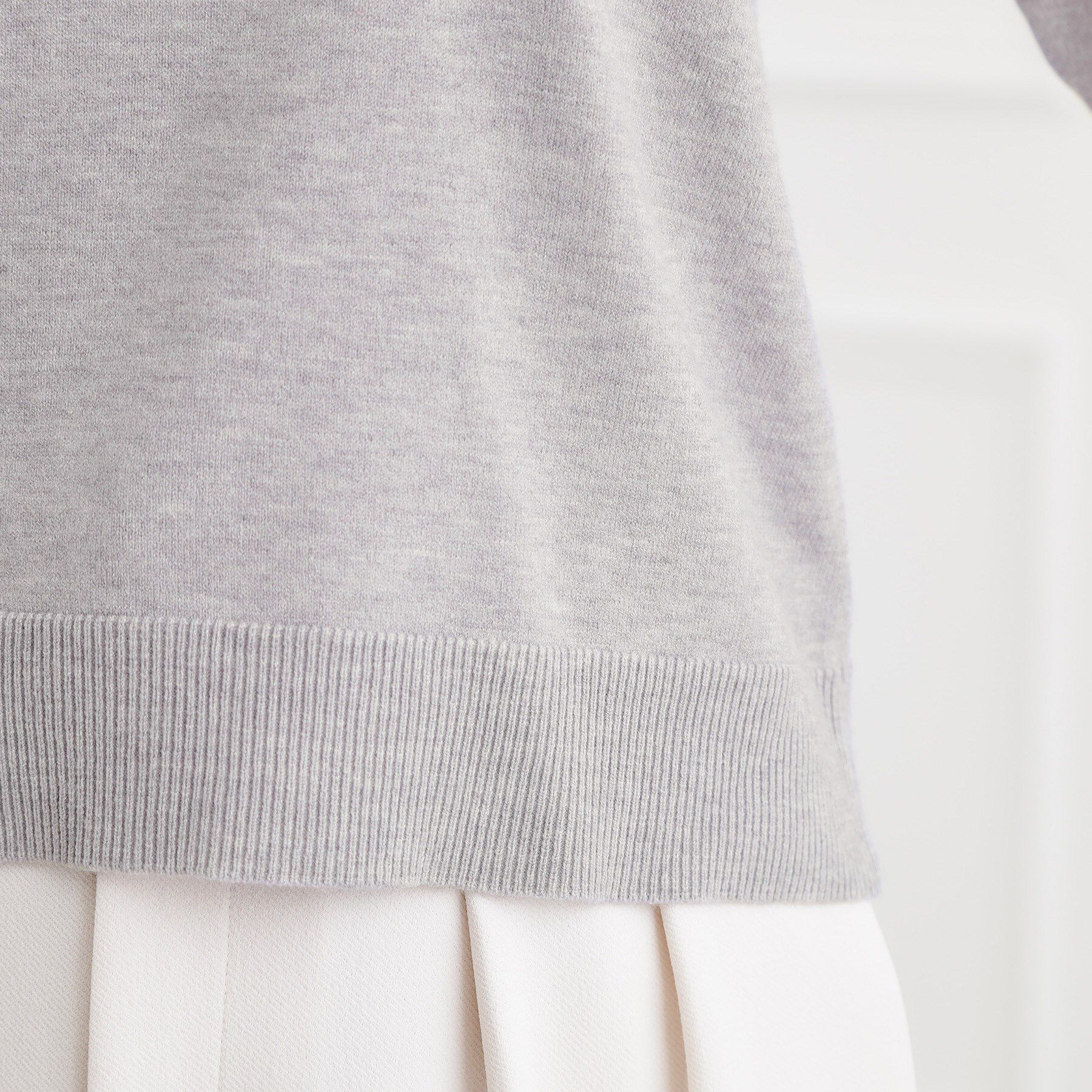 grove「バイカラーハイネックニット」|ニット・セーター|