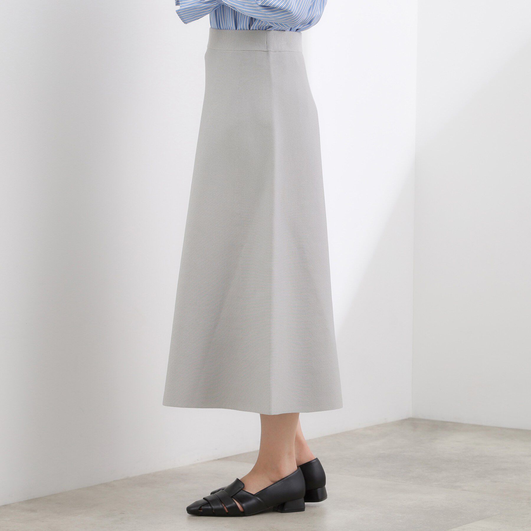 grove「【SETUP対応】ニットフレアスカート」|スカート|