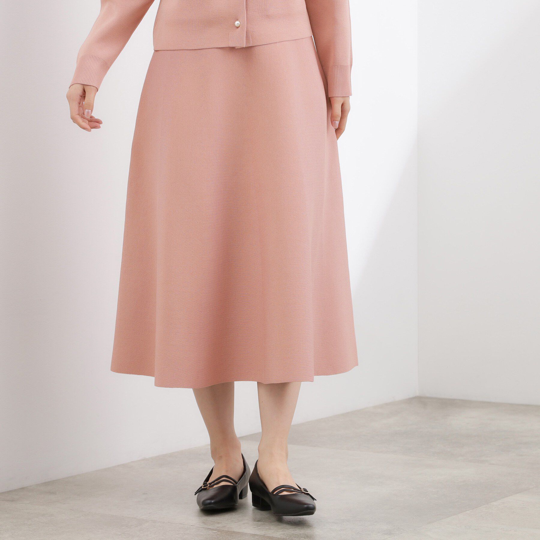 grove「【SETUP対応】ニットフレアスカート」|スカート|