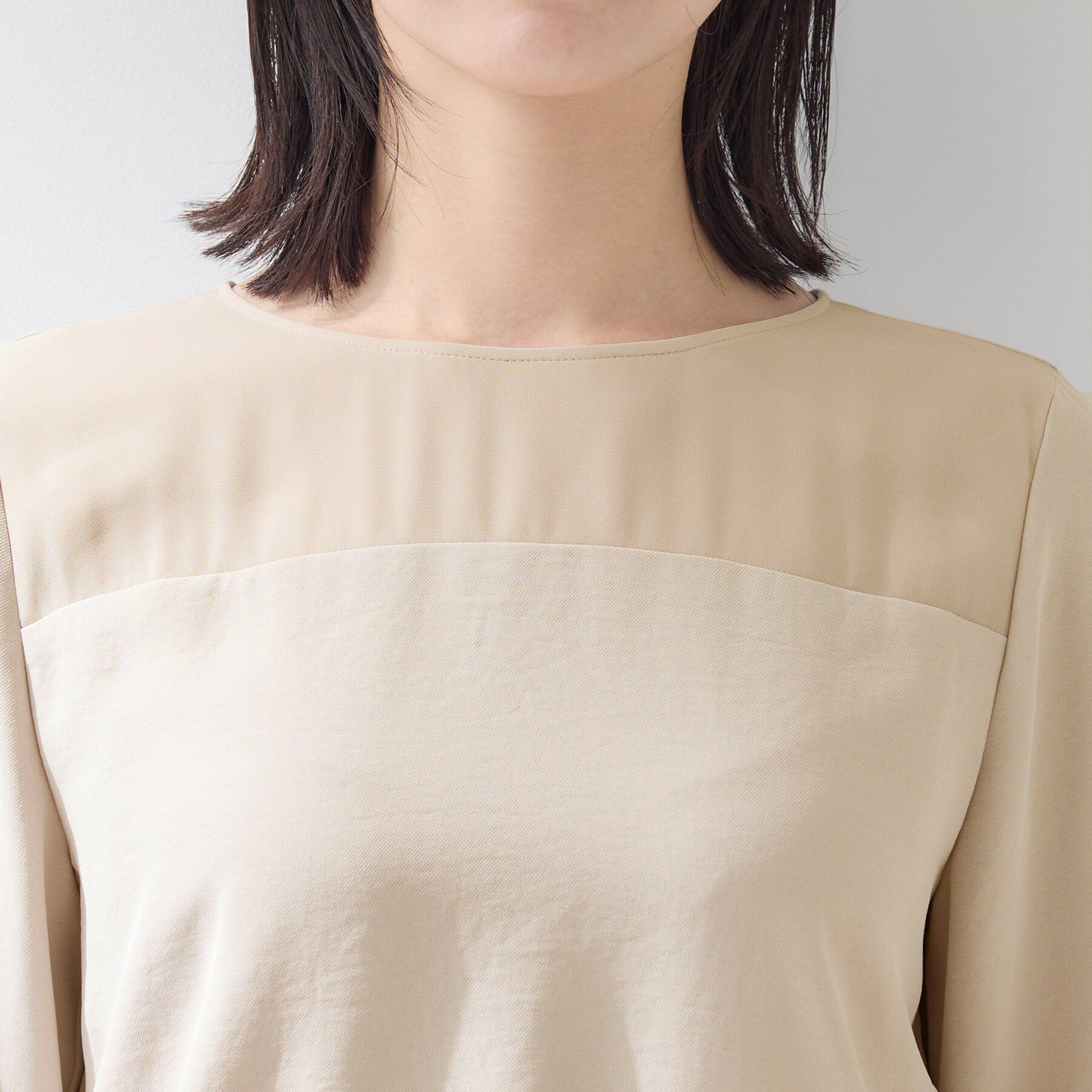 INDIVI「【洗える／SETUP可】着る日傘ヨーク切り替えワンピース」|ワンピース|