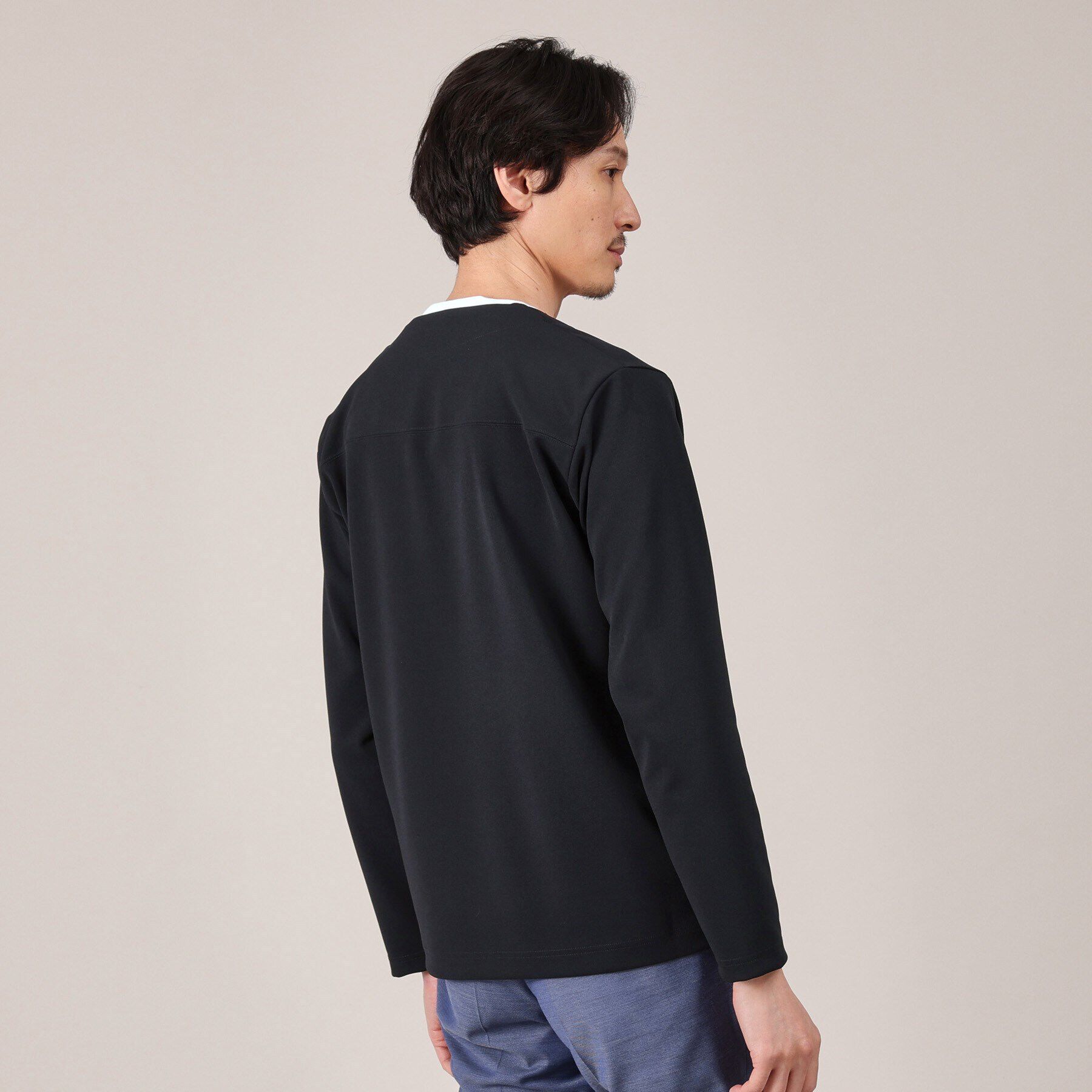 TAKEO KIKUCHI「【Made in JAPAN】フェイクレイヤード　キーネック　カットソー」|Tシャツ・カットソー|