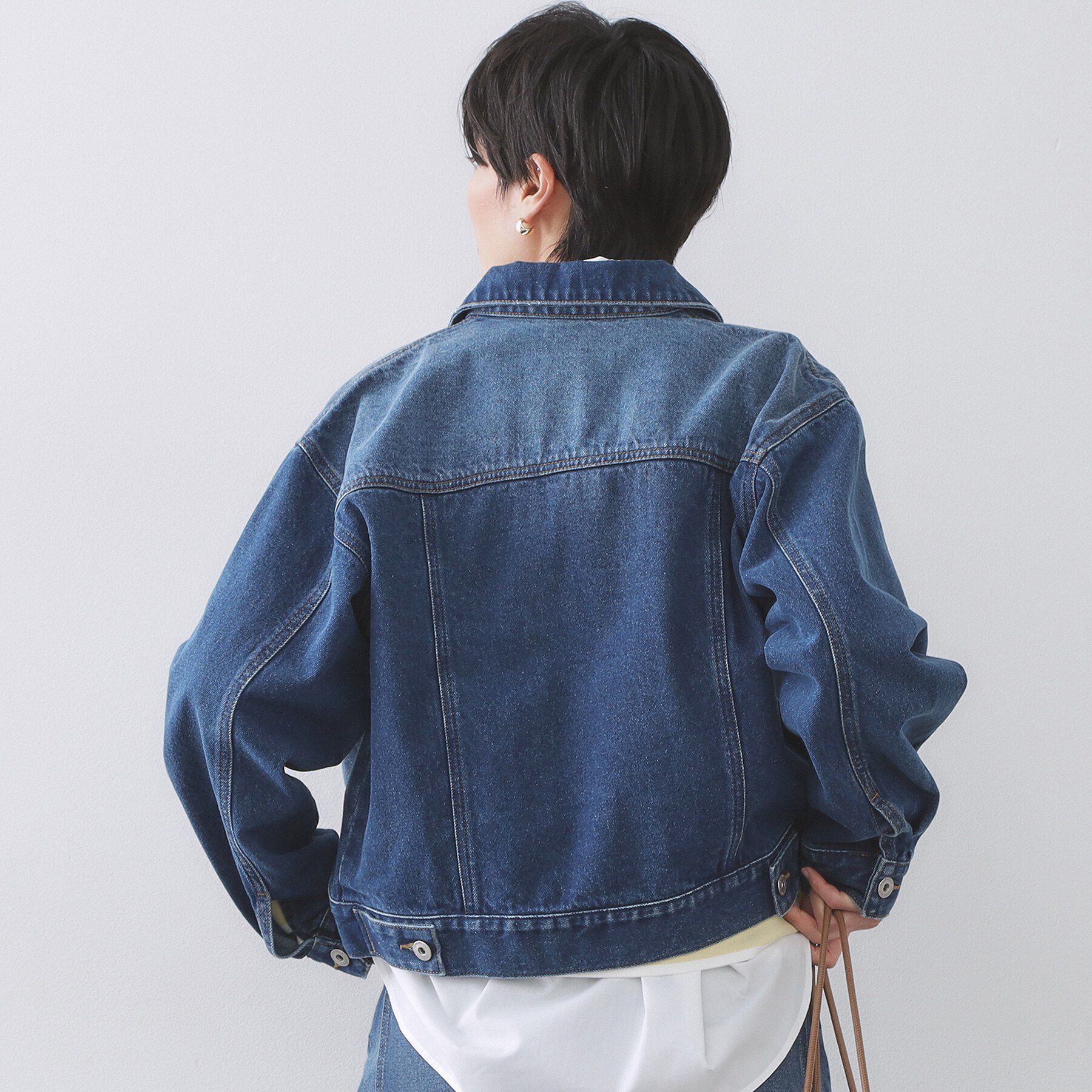 OPAQUE.CLIP「デニムジャケット【洗濯機OK】」|デニムジャケット|