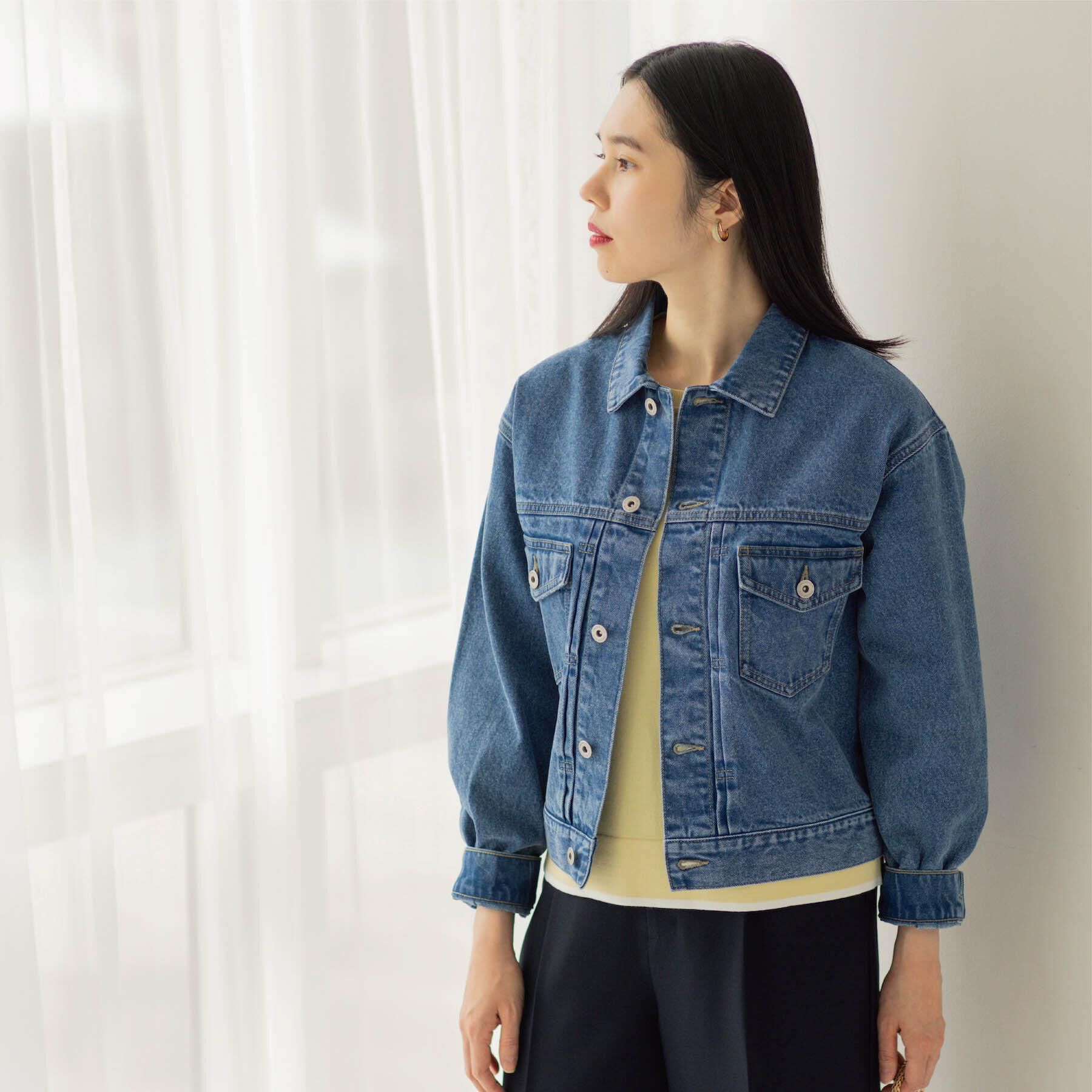 OPAQUE.CLIP「デニムジャケット【洗濯機OK】」|デニムジャケット|