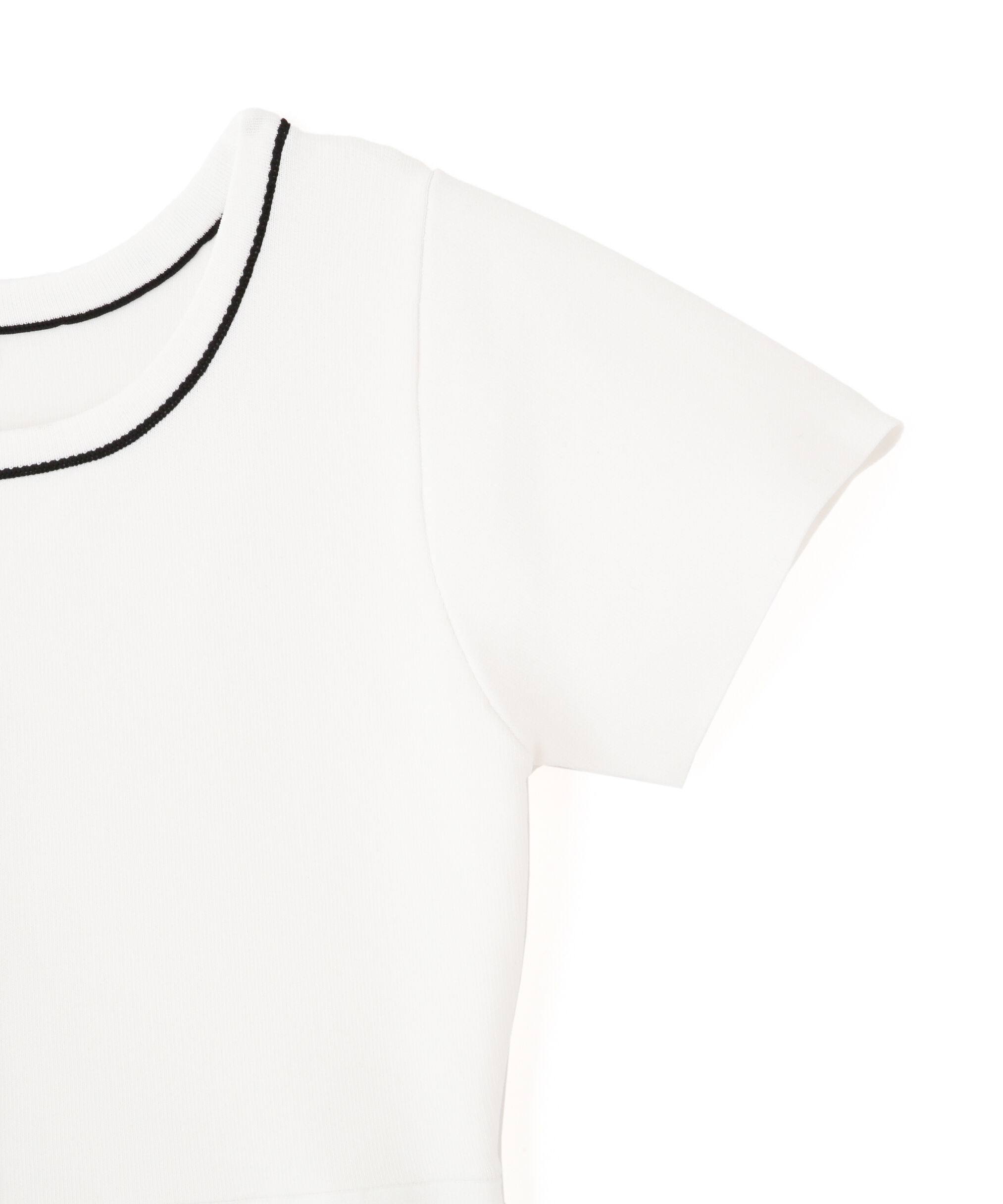  「半袖フレアニットワンピース」|ワンピース|