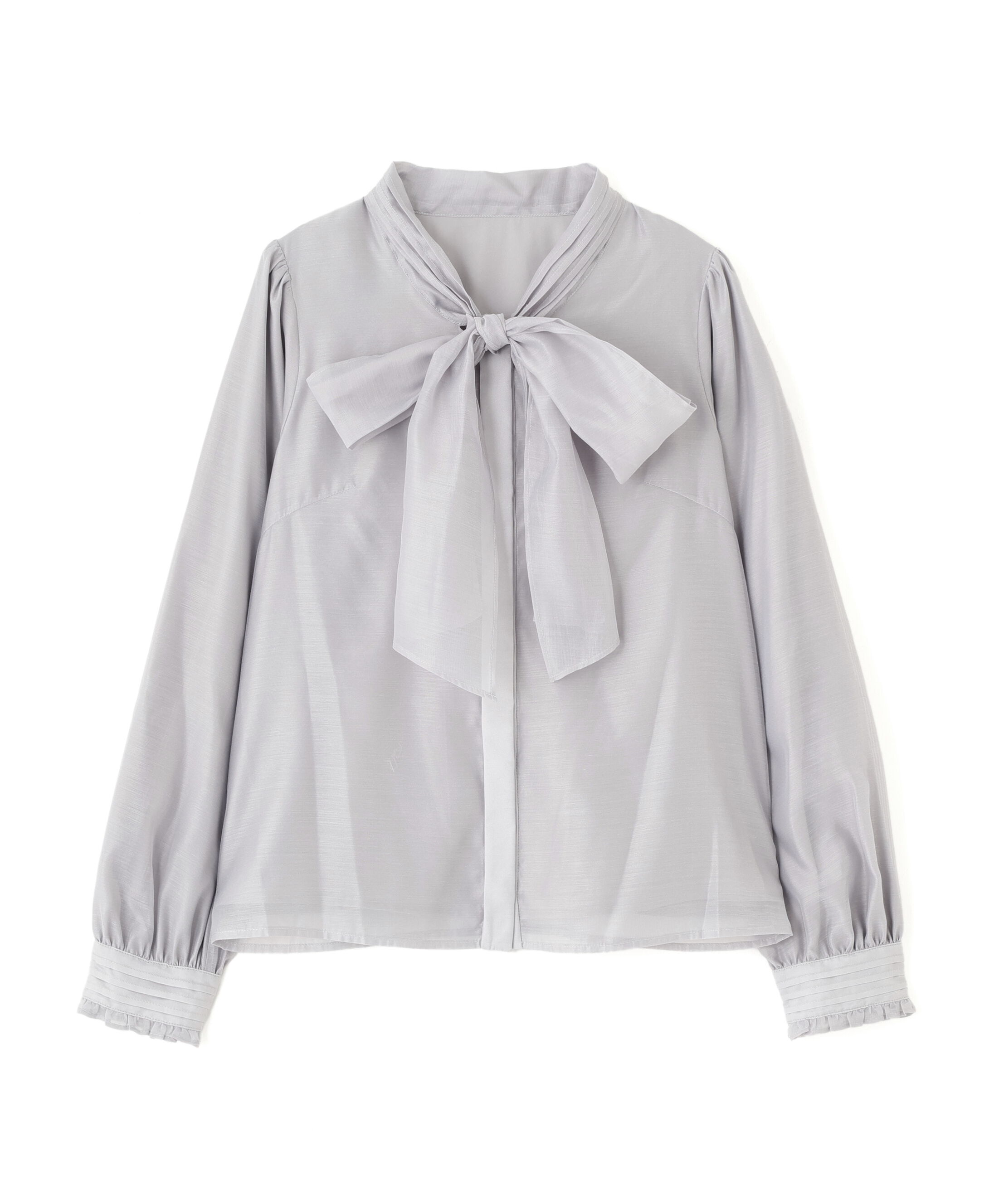  「ピンタックビッグリボンブラウス」|シャツ・ブラウス|