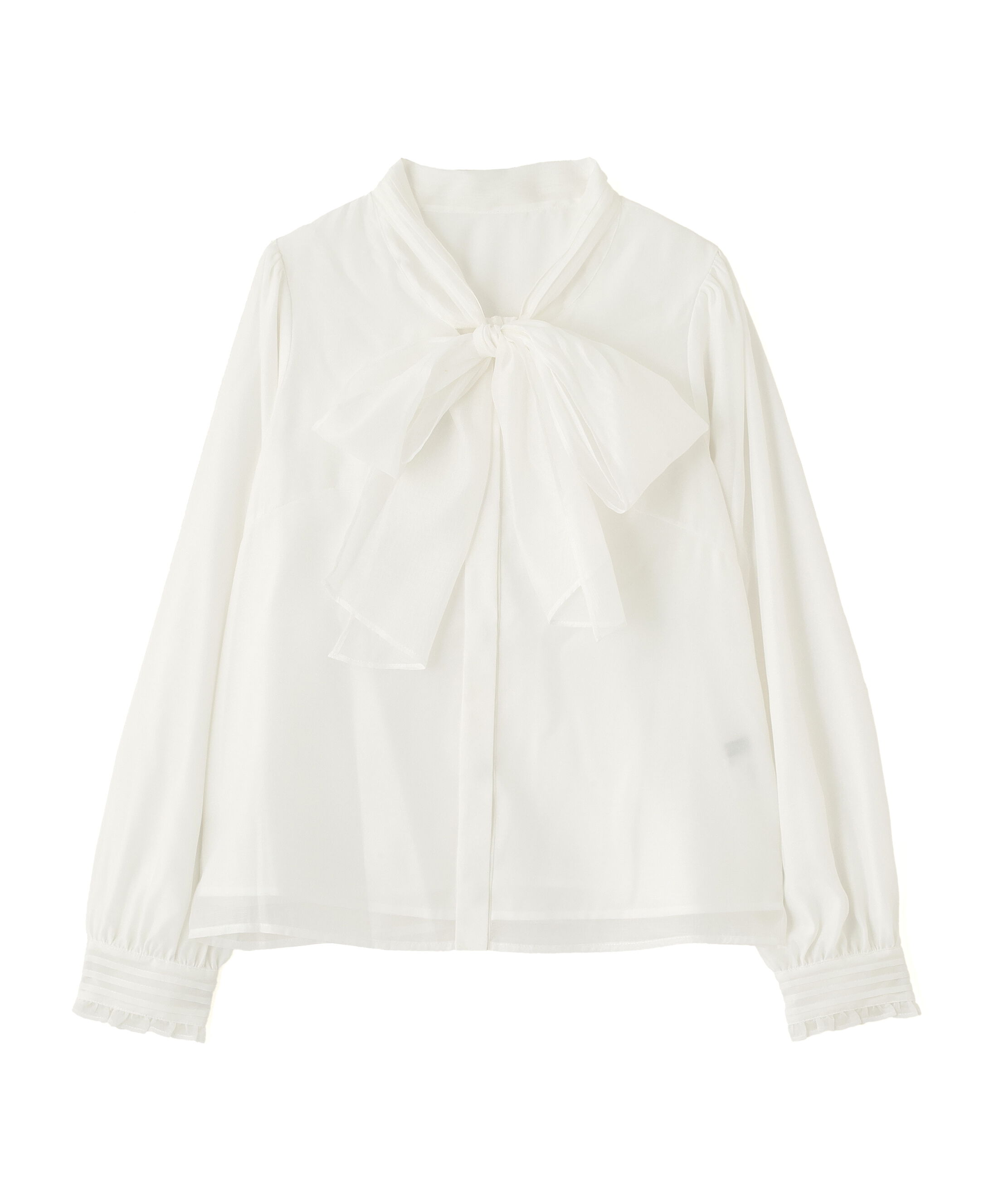  「ピンタックビッグリボンブラウス」|シャツ・ブラウス|