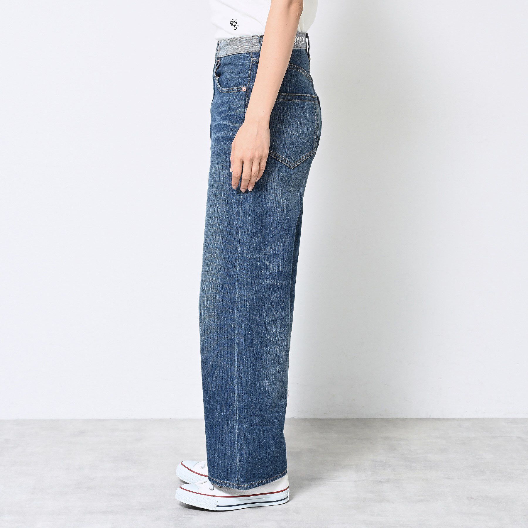 Dessin「【ユニセックス・洗える】ワイドデニム」|デニム|