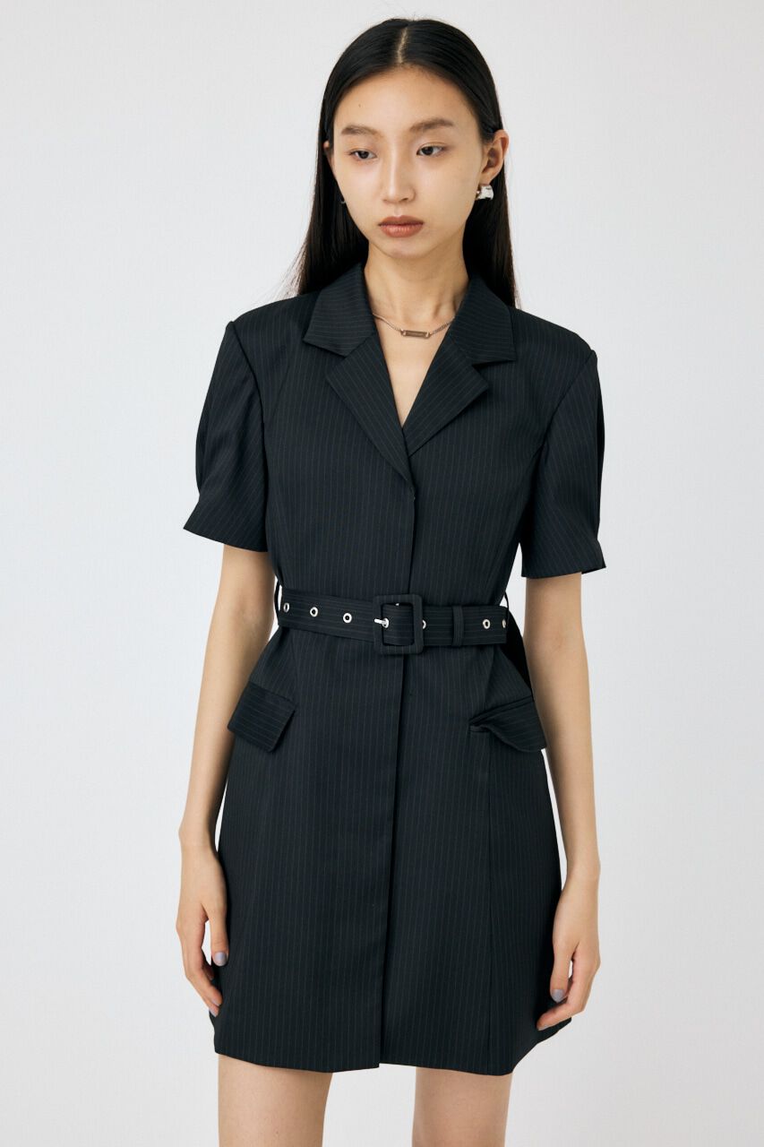 MOUSSY「BELTED BLAZER ミニドレス」|ワンピース|