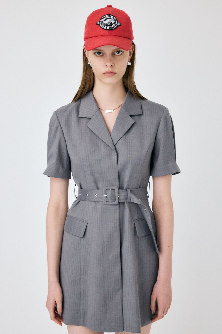 MOUSSY「BELTED BLAZER ミニドレス」|ワンピース|