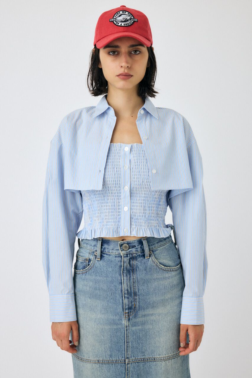 MOUSSY「CAMI & CROPPED シャツ」|その他|