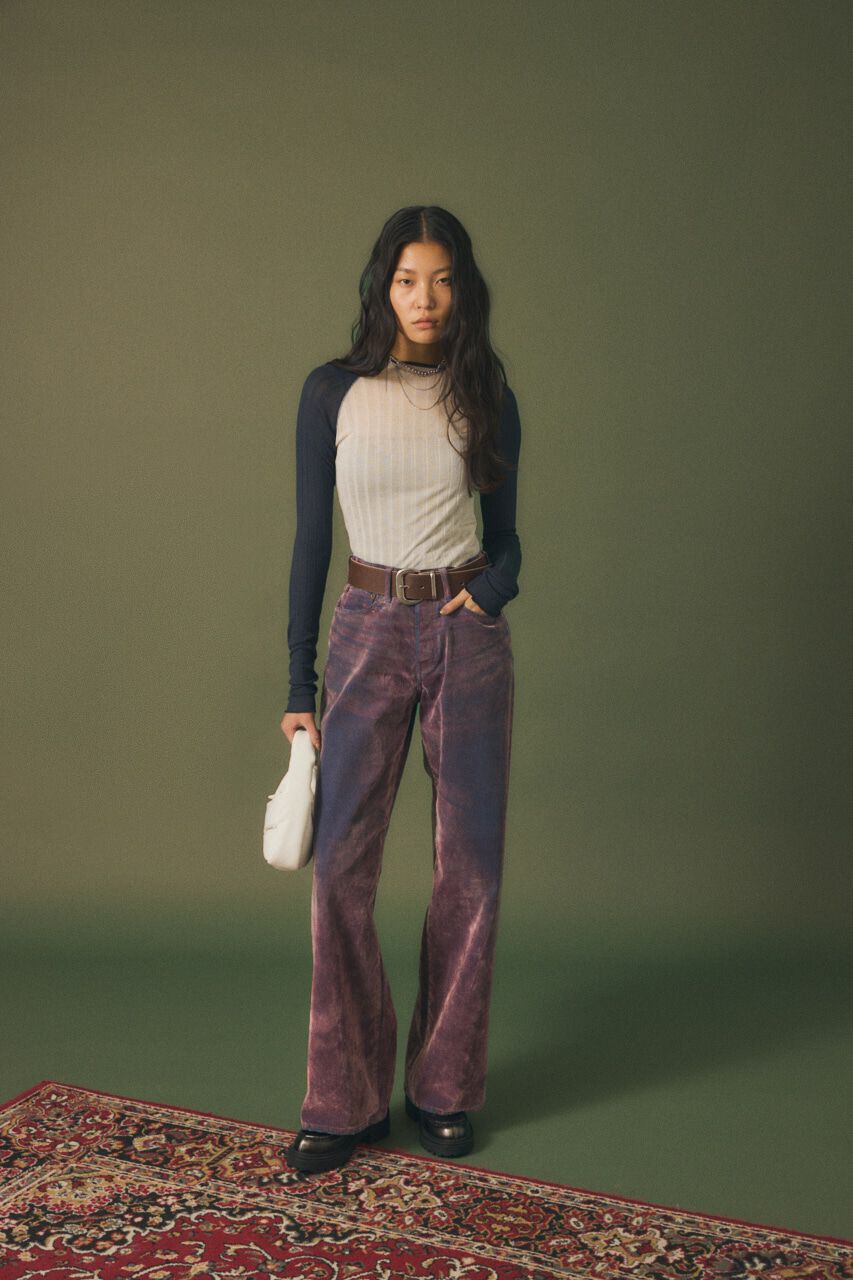 MOUSSY「BROAD RIB ラグラントップス」|Tシャツ・カットソー|