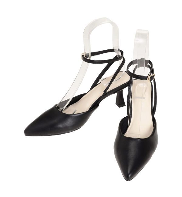 MERCURYDUO「コサージュミュールパンプス」|パンプス|