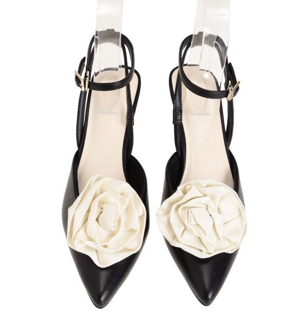 MERCURYDUO「コサージュミュールパンプス」|パンプス|