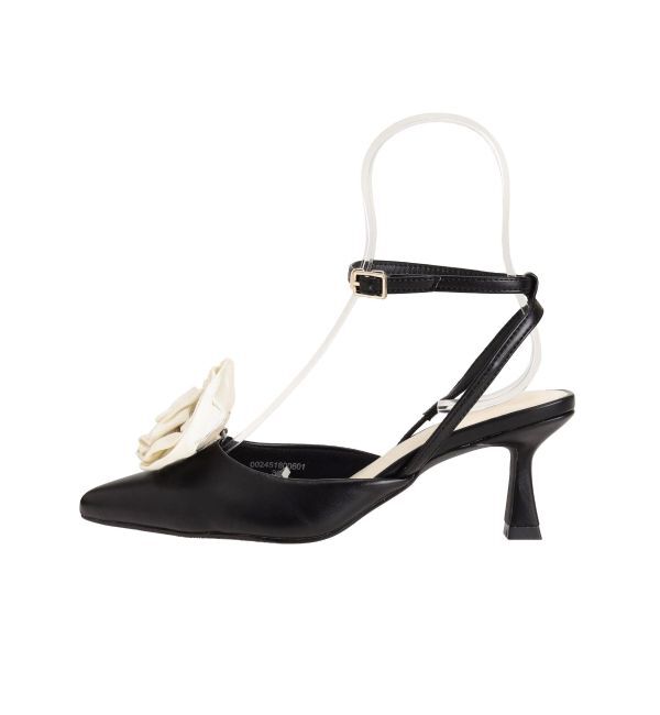 MERCURYDUO「コサージュミュールパンプス」|パンプス|