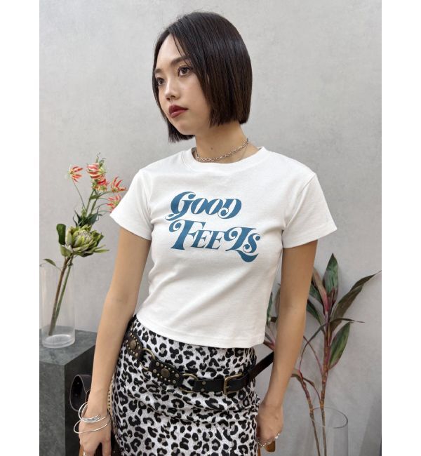 EVRIS「ジャストサイズグラフィックＴシャツ」|Tシャツ・カットソー|ホワイト