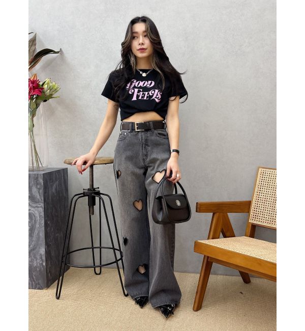 EVRIS「ジャストサイズグラフィックＴシャツ」|Tシャツ・カットソー|