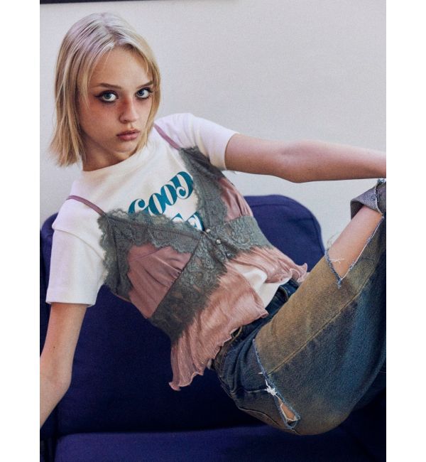 EVRIS「ジャストサイズグラフィックＴシャツ」|Tシャツ・カットソー|