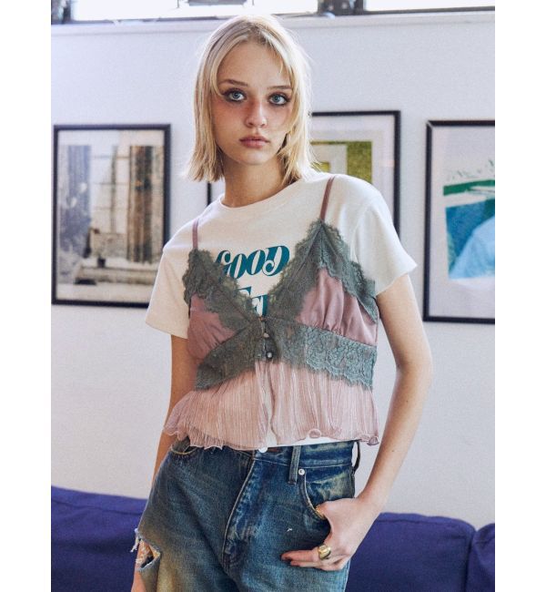 EVRIS「ジャストサイズグラフィックＴシャツ」|Tシャツ・カットソー|