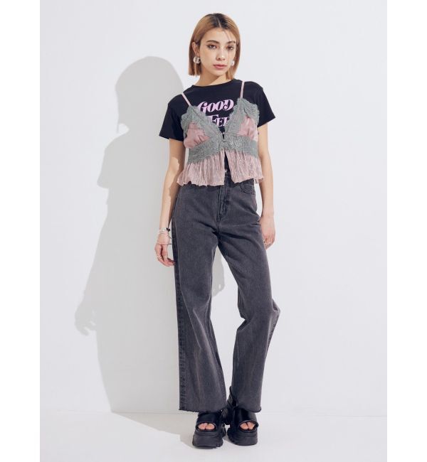 EVRIS「ジャストサイズグラフィックＴシャツ」|Tシャツ・カットソー|