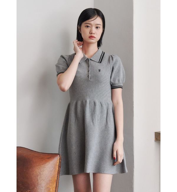 jouetie「ニットポロミニワンピース」|ワンピース|