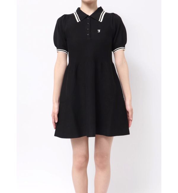 jouetie「ニットポロミニワンピース」|ワンピース|