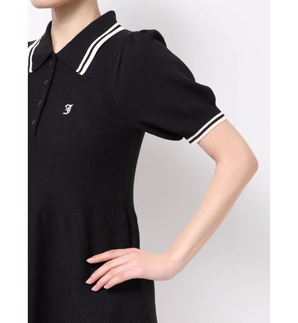 jouetie「ニットポロミニワンピース」|ワンピース|