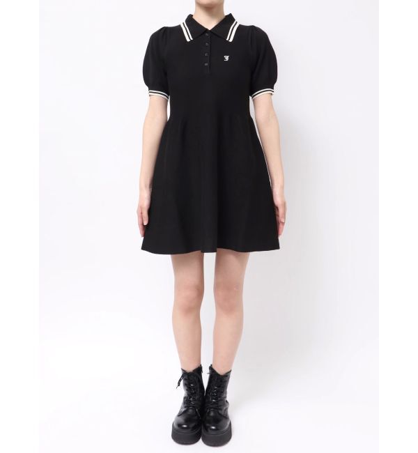jouetie「ニットポロミニワンピース」|ワンピース|