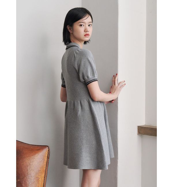 jouetie「ニットポロミニワンピース」|ワンピース|