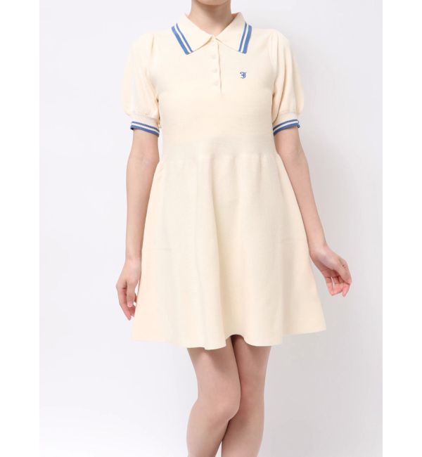 jouetie「ニットポロミニワンピース」|ワンピース|