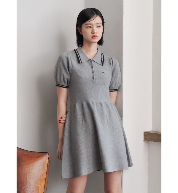 jouetie「ニットポロミニワンピース」|ワンピース|