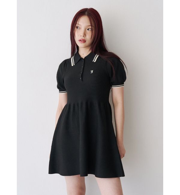 jouetie「ニットポロミニワンピース」|ワンピース|