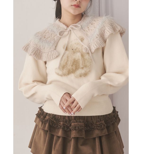 merry jenny「fluffy border collar」|その他|グレー