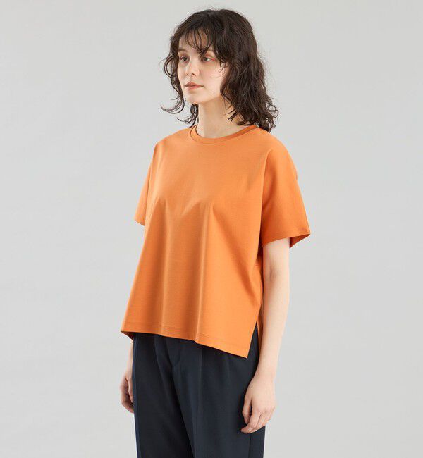 MACKINTOSH PHILOSOPHY「GREY LABEL クールタッチコットン半袖ドルマンTシャツ」|Tシャツ・カットソー|