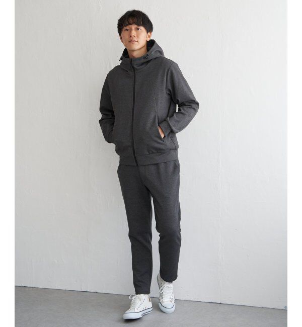ikka「テックストレッチジップパーカー」|カーディガン|