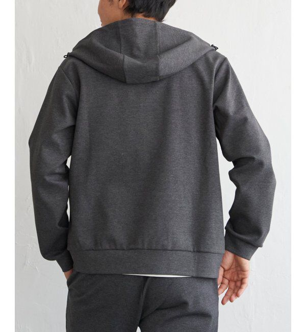 ikka「テックストレッチジップパーカー」|カーディガン|