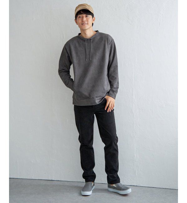 ikka「【抗菌防臭／吸水速乾】GOKU楽スエードルーイカラー」|パーカー|