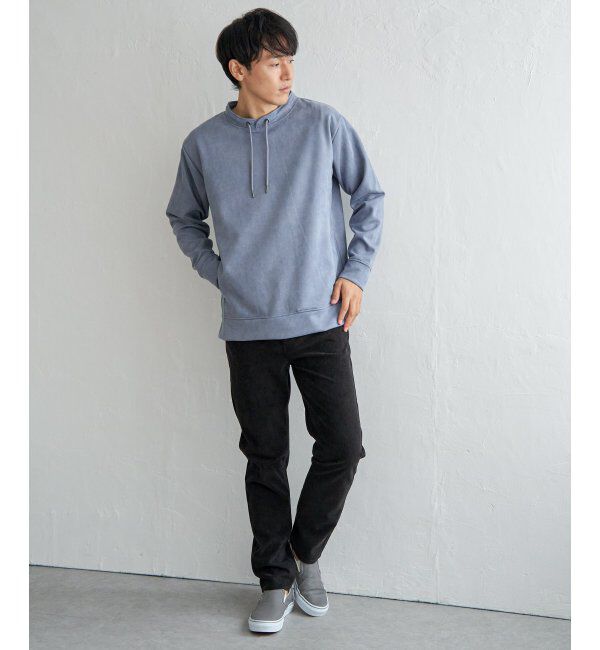 ikka「【抗菌防臭／吸水速乾】GOKU楽スエードルーイカラー」|パーカー|